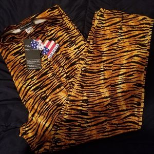 Pinup Girl Clothing Tiger Print Pants